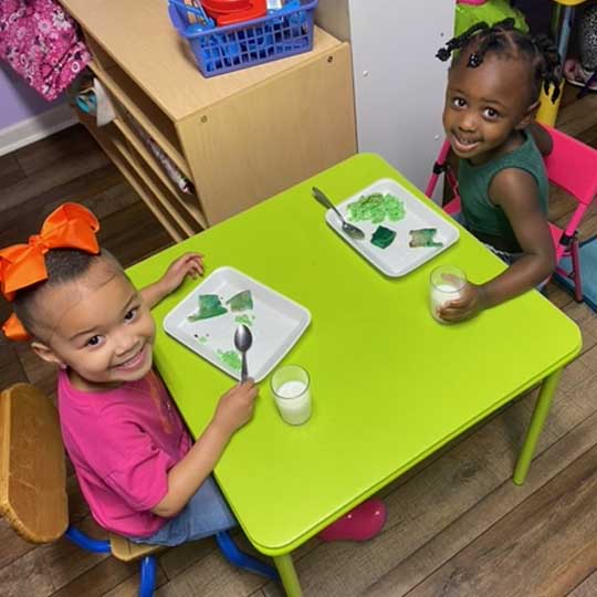 Kids at a Table.